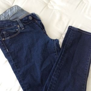 Paige jeans Dark denim capris 27