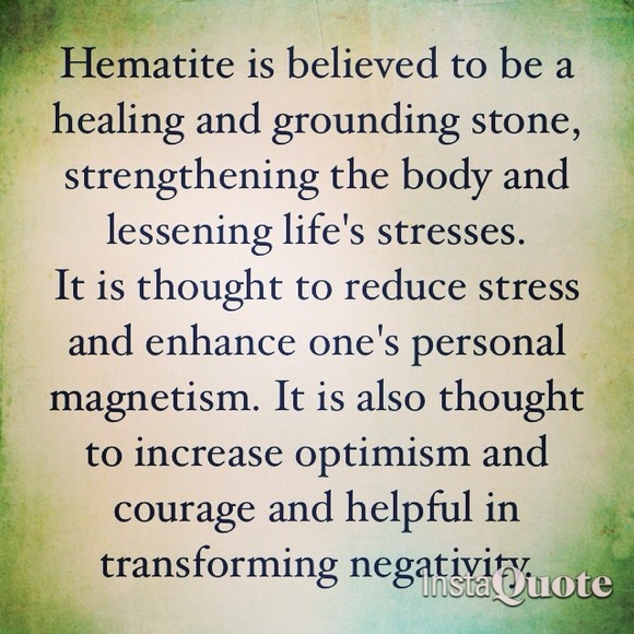 Meaning of hematite