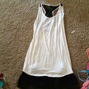 Black and white tunic