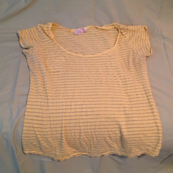 OP yellow and grey striped shirt!! XL