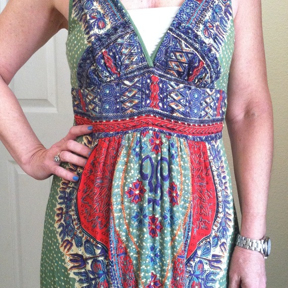 Printed Maxi Dress - Picture 3 of 3