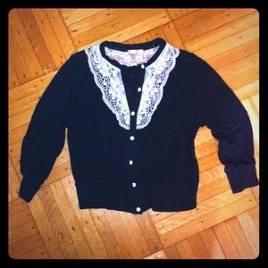 Black and white cardigan