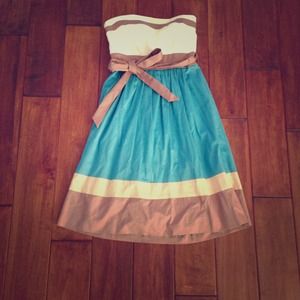 BCBG Strapless dress