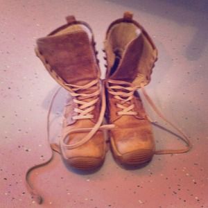 Steve Madden military boots vintage