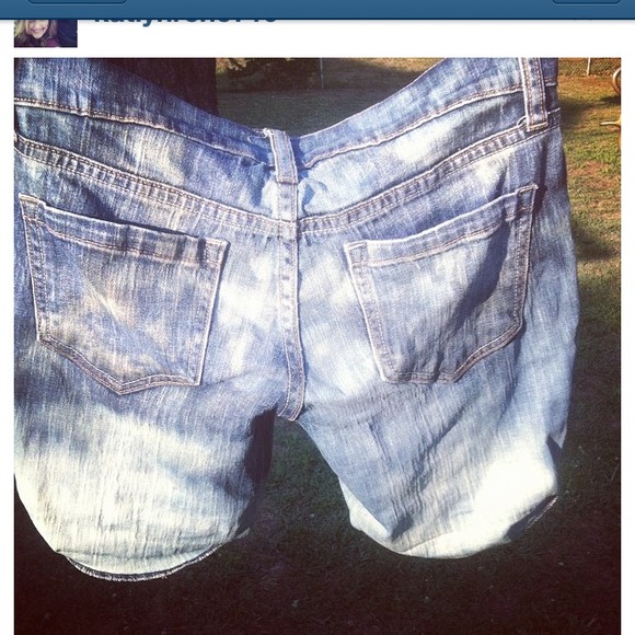 DIY old navy shorts.