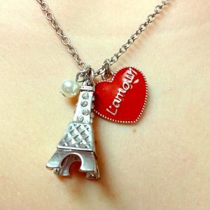 Eiffel tower necklace