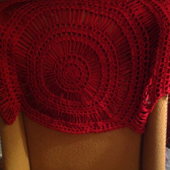 Red Knit Top!