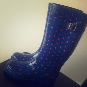Aldo Rain Boots! {Polka dots}