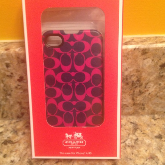 Coach IPhone 4/4s case new in box
