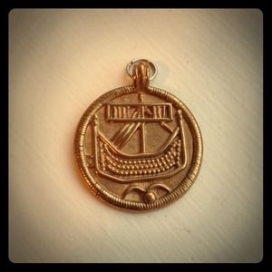 Real Bronze Viking Pendant