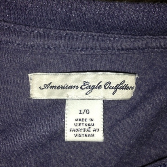 💃SOLD💃American eagle Blue shirt - Picture 3 of 3