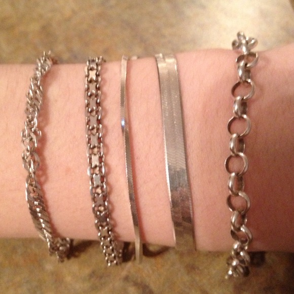 SOLD Sterling bracelets