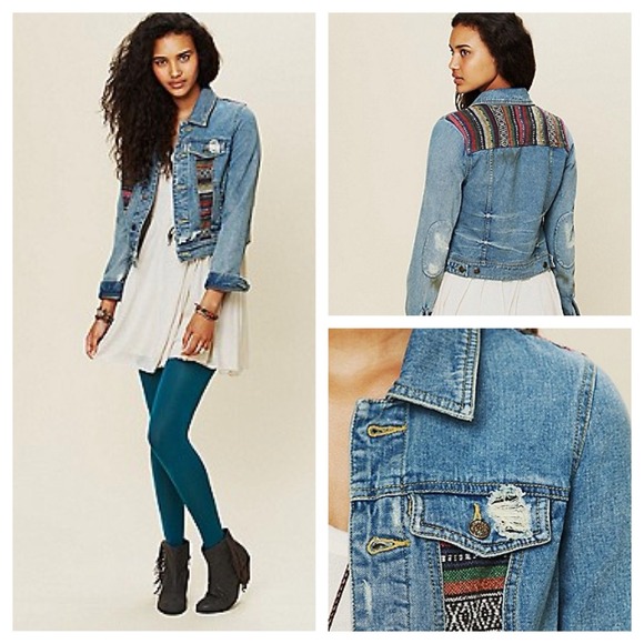 REDUCED❗Free People Baja Denim Jacket🌸