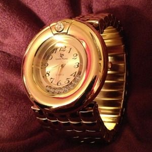 Bundle gold watch and sandals