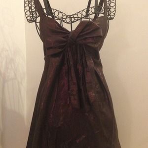 Metallic La Rok Dress