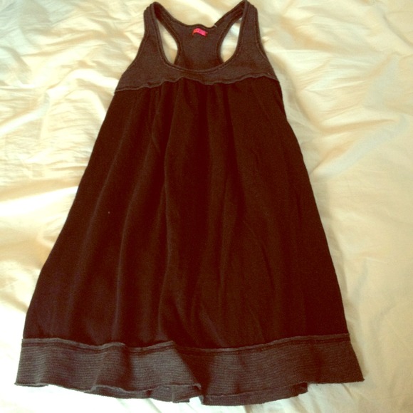 Grey and black long shirt