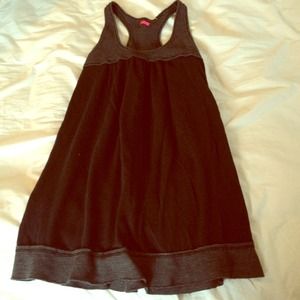 Grey and black long shirt