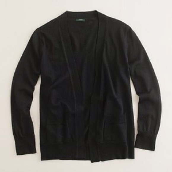 J Crew Open Lightweight Cardigan