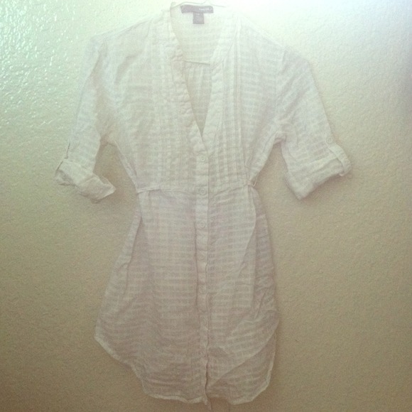 ❌TRADED❌ White Forever 21 shirt/dress