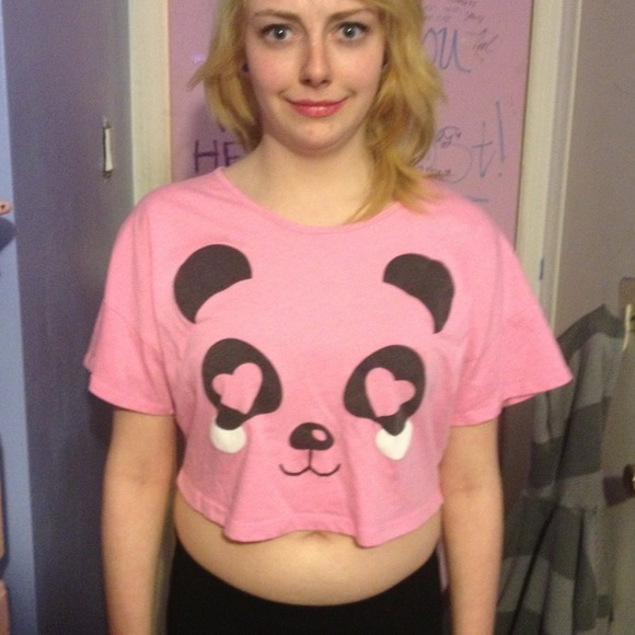 Panda crop top - Picture 1 of 3