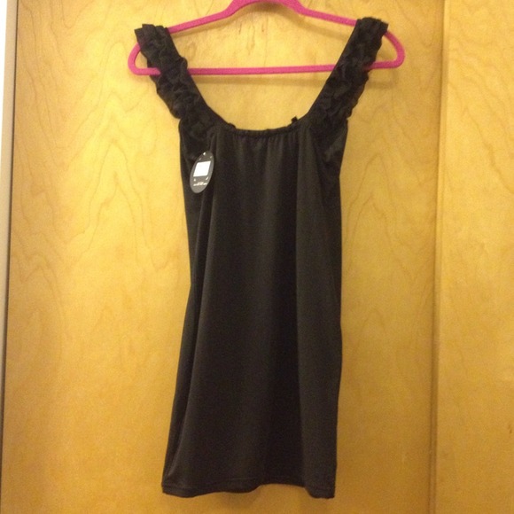 🌟Price drop!🌟Sexy black ruffle dress - Picture 3 of 4