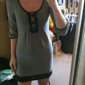 Charlotte Russe black/grey dress