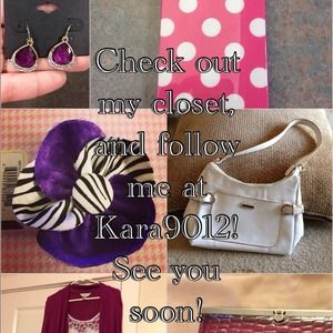 COME VISIT ME AND MY CLOSET