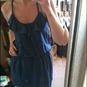 Navy, nylon summer dress