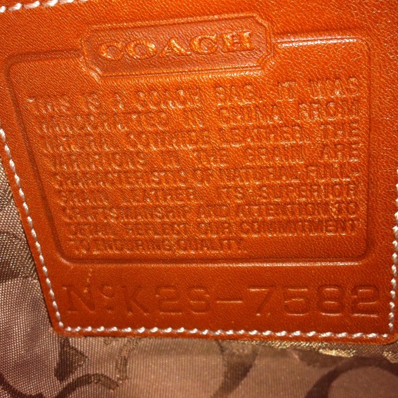 Authentic Leather Coach Tote - Picture 3 of 4