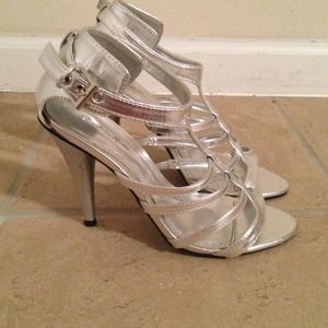 Silver Charlotte Russe heels
