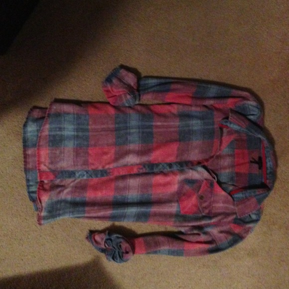 Plaid button down - Picture 2 of 2