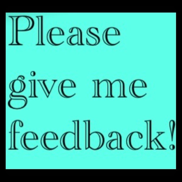 Feedback :)
