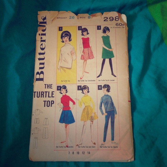 🍒Vintage🍒 Mod style 15 piece pattern