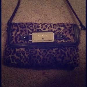 Leopard cross body bag