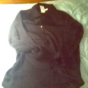 Black Maurice's button down blouse