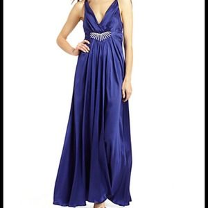 A.B.S. Floor Length Gown, Cobalt Blue, Size 2