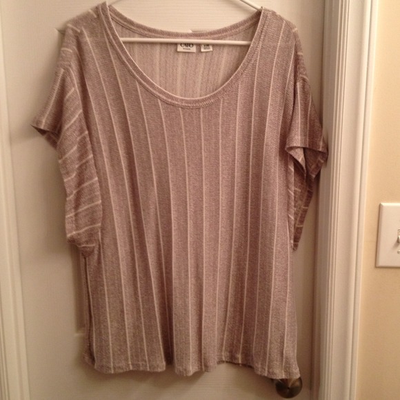 Cato knit top! Great to throw over a tank top.
