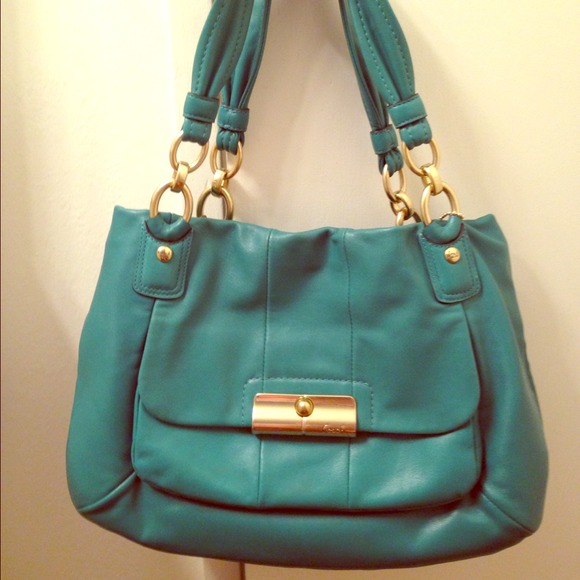Coach kristin teal 125 PayPal!