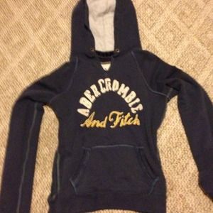 TRADED* Abercrombie navy blue hoodie.
