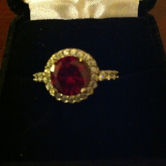 Lab created ruby ring - traded to cghall13.