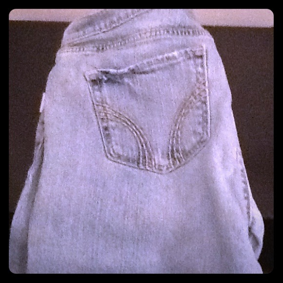 Hollister light wash stretch jeans