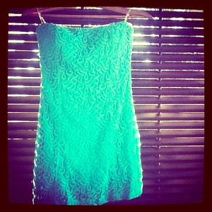 Blue lace dress!