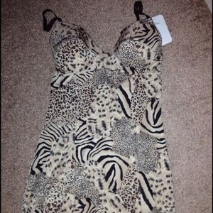 Animal print dress, f.i.t dress