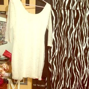 White lace dress. Never worn :-)