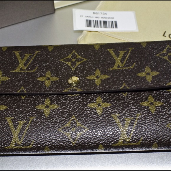 💯Authentic Louis Vuitton Sarah Monogram Wallet - Picture 2 of 4