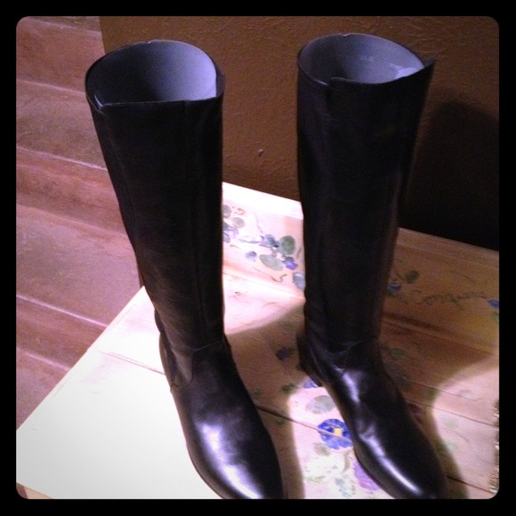 High boots leather