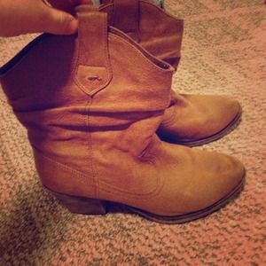 Cowboy inspired boots.