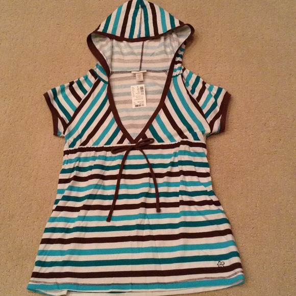 Limited Too Other - Girls Striped Hoodie Top