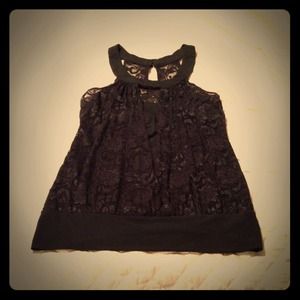PRICE👇👌🏼Classy Black Lace Top💔
