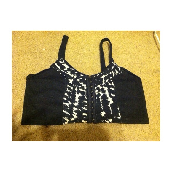 Leopard  print crop top